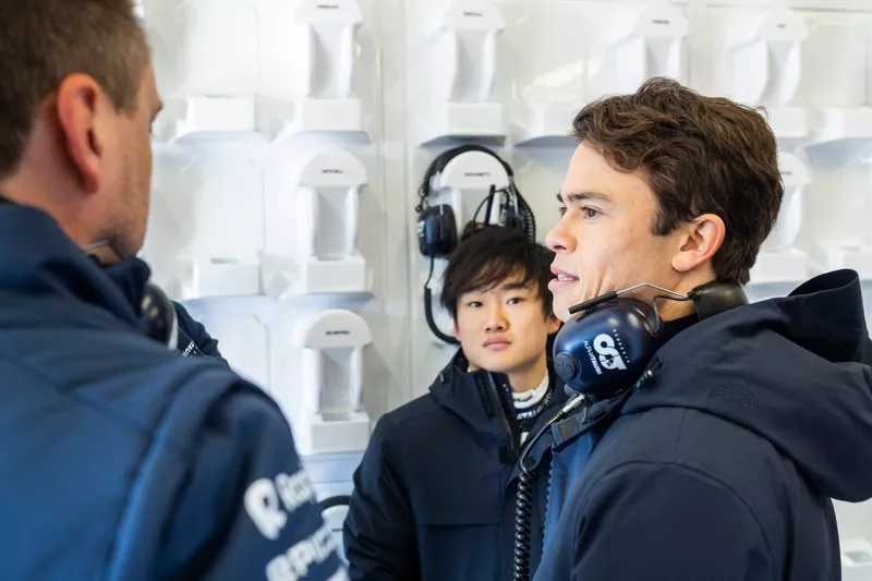 Yuki Tsunoda, AlphaTauri, Nyck de Vries, AlphaTauri