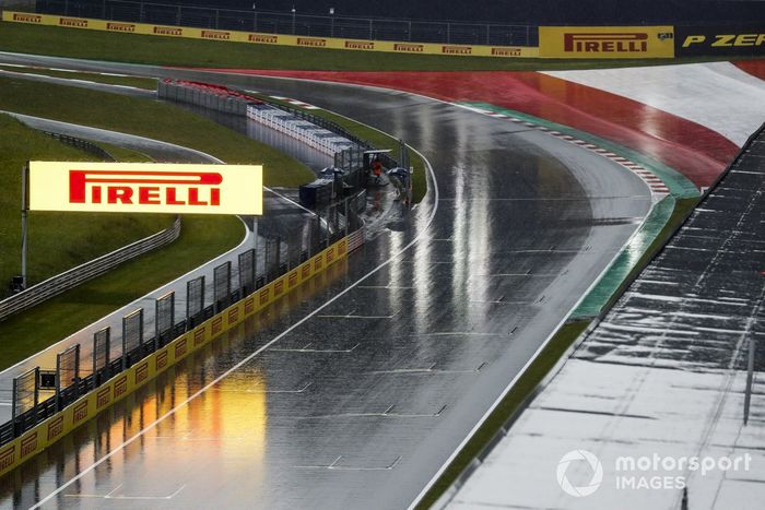 Fuerte lluvia en el Red Bull Ring