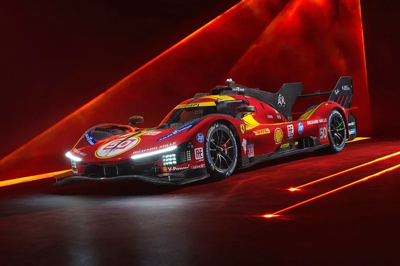 #Ferrari 499P AF Corse n°50 : Antonio Fuoco, Miguel Molina, Nicklas Nielsen