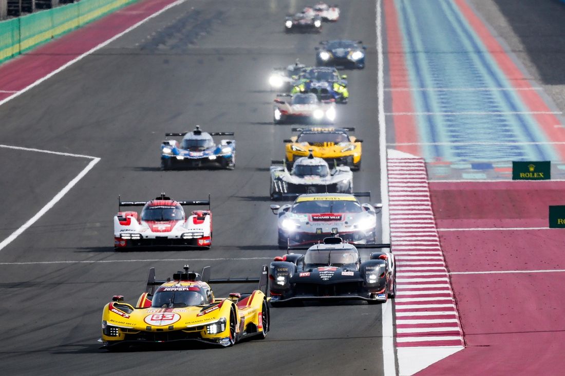 #83 AF Corse Ferrari 499P: Robert Kubica, Yifei Ye, Philip Hanson, #7 Toyota Gazoo Racing Toyota GR010 - Hybrid: Mike Conway, Kamui Kobayashi, Nyck De Vries.