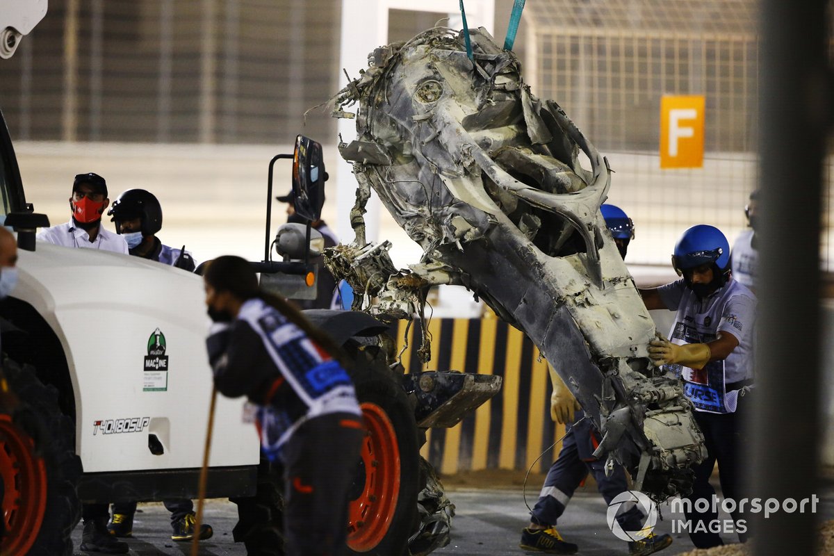 Le Halo a été vital pour protéger Grosjean lors de son crash  Bahreïn en 2020