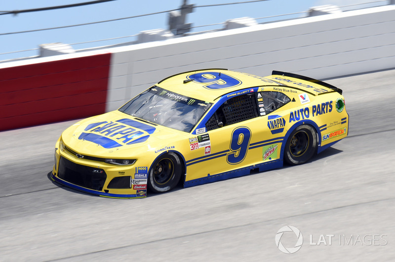 Chase Elliott, Hendrick Motorsports, Chevrolet Camaro NAPA Throwback