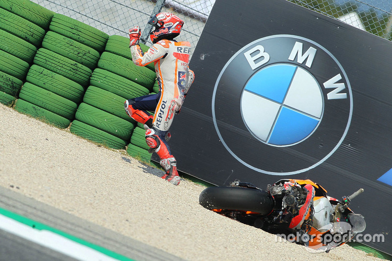 Marc Marquez, Repsol Honda Team crash