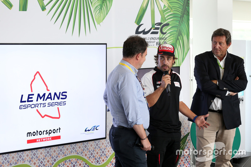 Le Mans eSports presentation with Fernando Alonso
