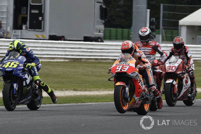 Марк Маркес, Repsol Honda Team, Валентино Россі, Yamaha Factory Racing