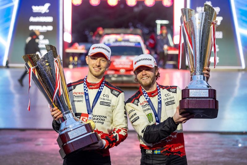 Oliver Solberg et Elliott Edmondson, Toyota Gazoo Racing WRT