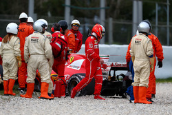 Crash: Kimi Räikkönen, Ferrari SF70H