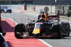 Max Verstappen, Red Bull Racing RB13, mit Sensoren am Auto