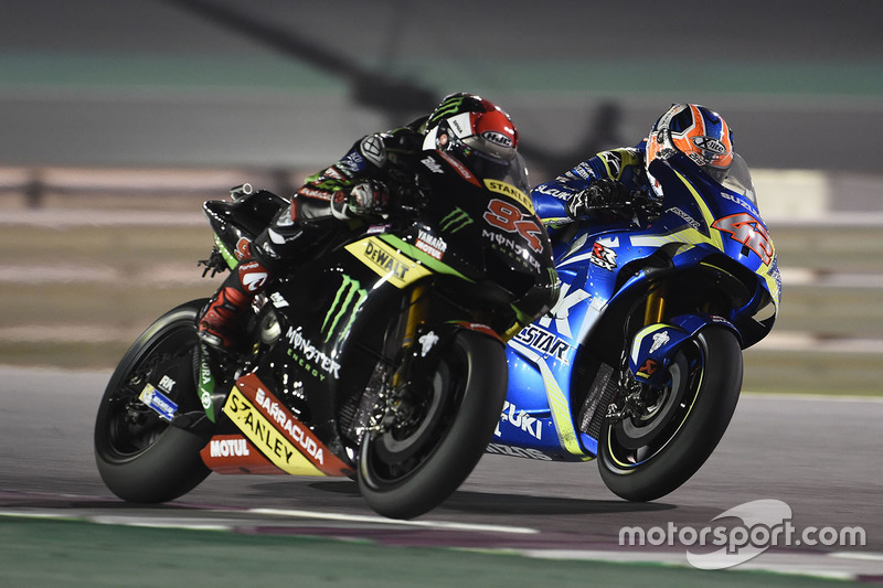 Jonas Folger, Monster Yamaha Tech 3; Alex Rins, Team Suzuki MotoGP