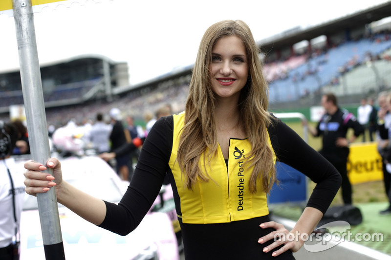 Grid girl of Lucas Auer, Mercedes-AMG Team HWA, Mercedes-AMG C63 DTM