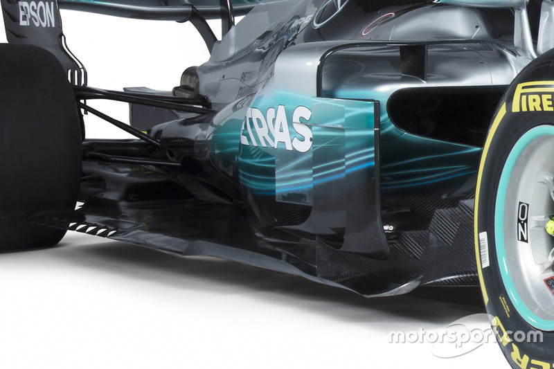 Mercedes AMG F1 W08, deviatori di flusso