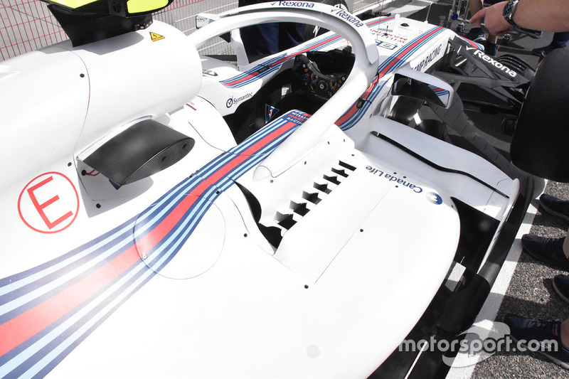 Область кокпита Williams FW41