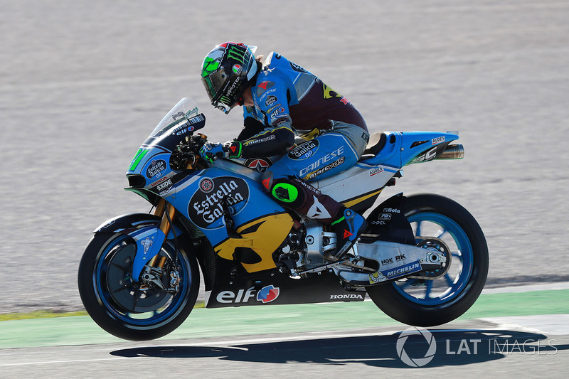 Franco Morbidelli, Estrella Galicia 0,0 Marc VDS, both wheels in air