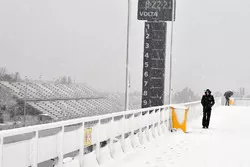 Snow stops testing