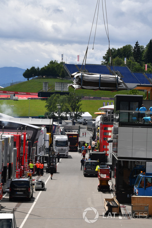 Il paddock del Red Bull Ring