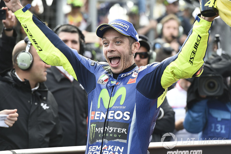 Second place Valentino Rossi, Yamaha Factory Racing