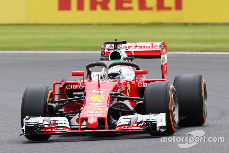 Sebastian Vettel, Ferrari SF16-H running the Halo cockpit cover