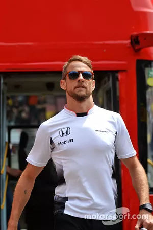 Jenson Button, McLaren en el desfile de pilotos