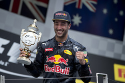 Daniel Ricciardo, Red Bull Racing op het podium