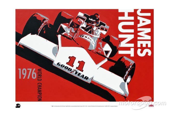 Poster de James Hunt, McLaren M23