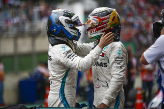 Lewis Hamilton, Mercedes AMG F1 en Valtteri Bottas, Mercedes AMG F1