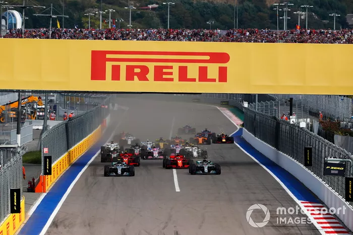 La salida del GP de Rusia
