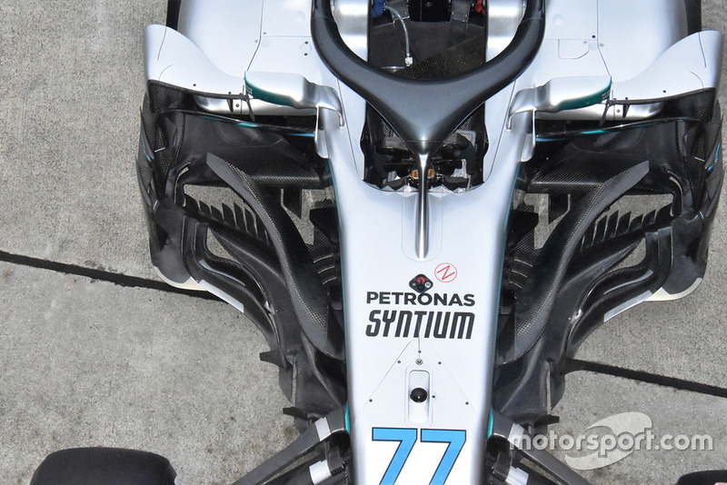 Tampak atas Mercedes-AMG F1 W09