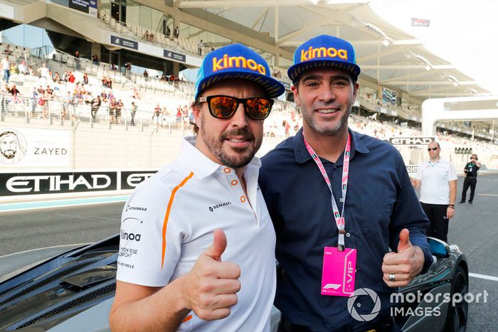Fernando Alonso, McLaren y Jimmie Johnson