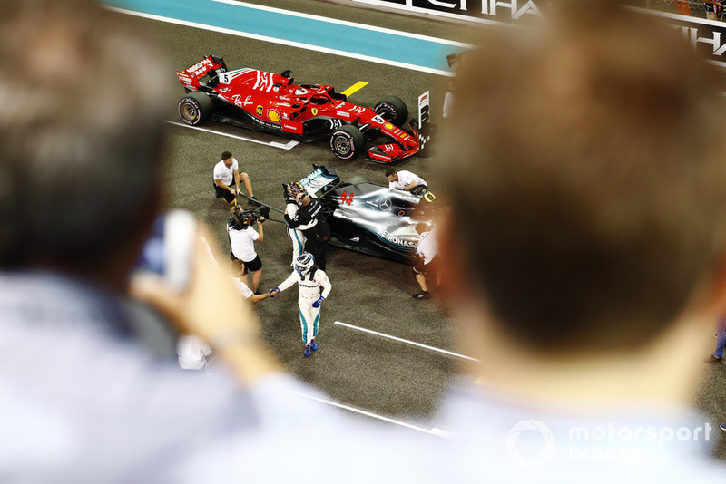Valtteri Bottas, Mercedes AMG F1 W09 EQ Power+, ritorna in griglia dopo le Qualifiche
