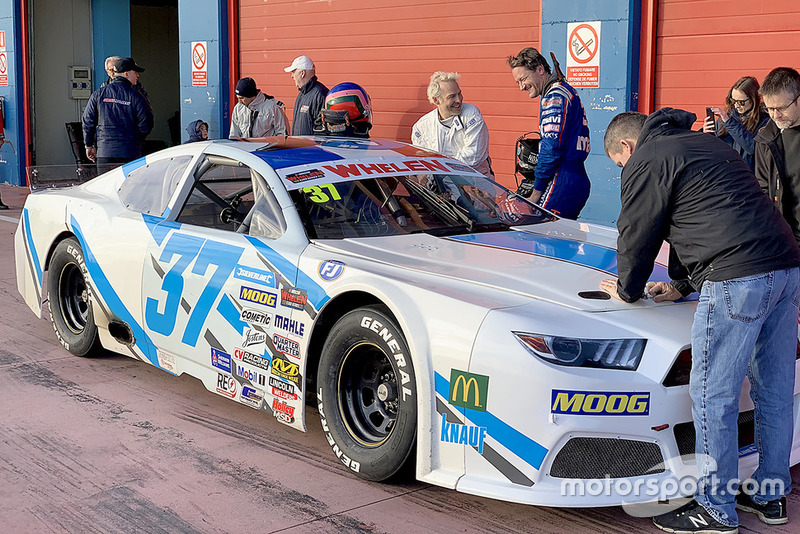 Jacques Villeneuve is testing a Ford Mustang