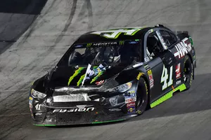 Kurt Busch, Stewart-Haas Racing, Ford Fusion Monster Energy / Haas Automation celebrates his win