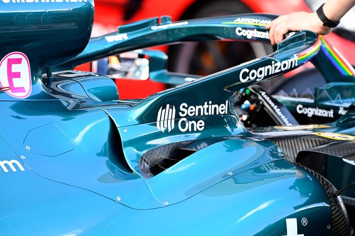 Detalle del Aston Martin AMR21