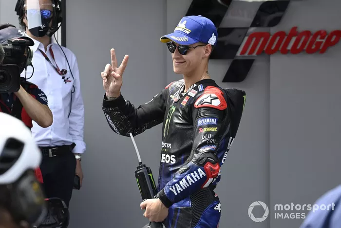 Ganador de la pole Fabio Quartararo, Yamaha Factory Racing