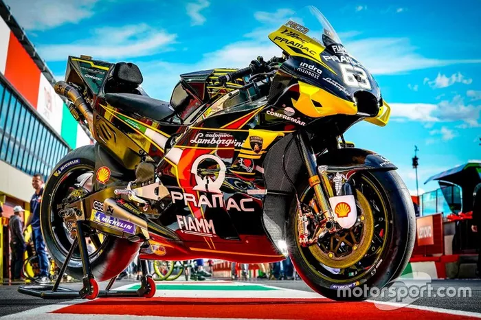 Nueva decoración Pramac Racing Lamborghini Francesco Bagnaia