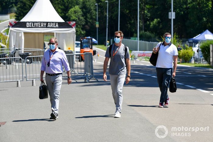 Martin Brundle, Sky TV, Jenson Button, Sky TV y David Croft, Sky TV