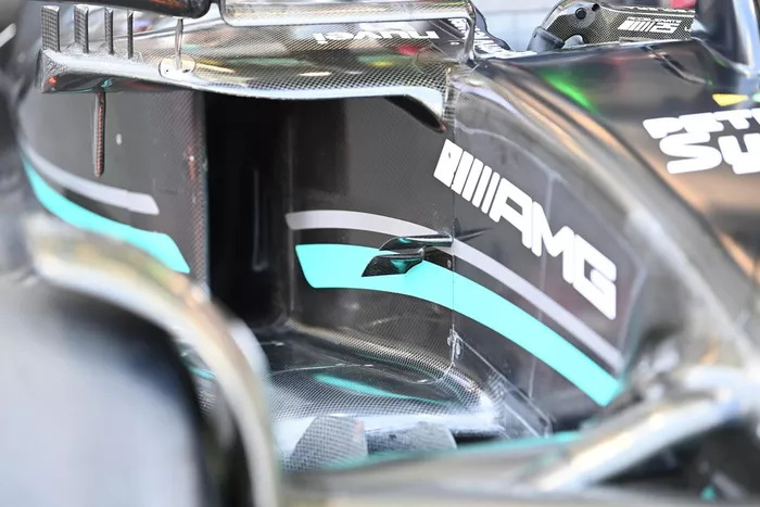 Mercedes W14 technical detail