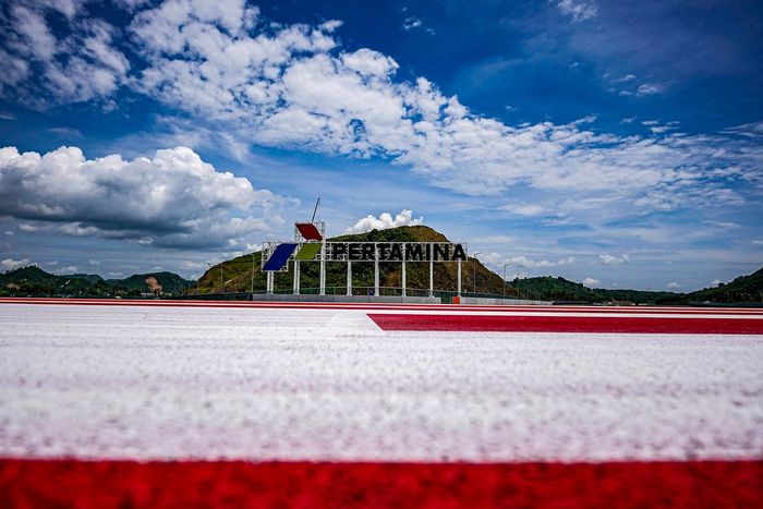 Aspectos de la pista de Mandalika