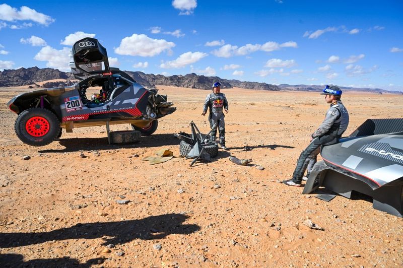 #200 Team Audi Sport: Stéphane Peterhansel y Edouard Boulanger tras su avería