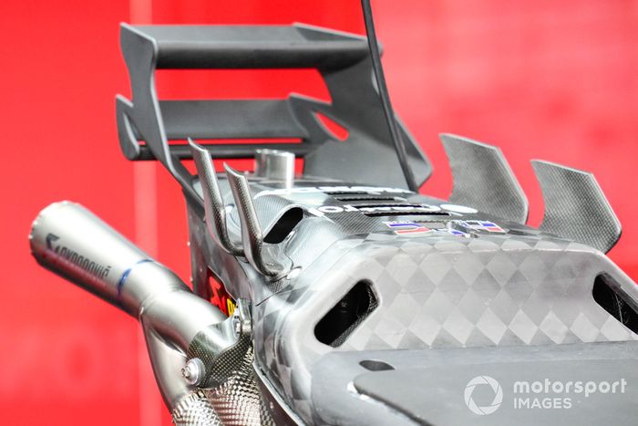 Detalles de la moto del equipo LCR Honda