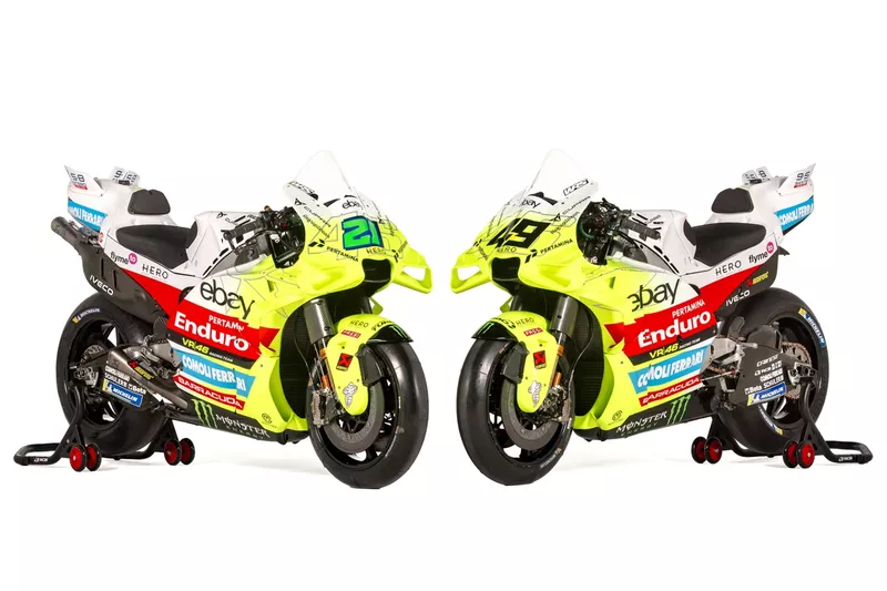 Vélo de l'équipe VR46 Racing Team