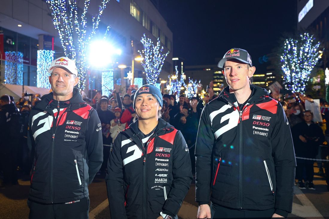 Sébastien Ogier, Toyota Gazoo Racing WRT, Takamoto Katsuta, Toyota Gazoo Racing WRT, Elfyn Evans, Toyota Gazoo Racing WRT