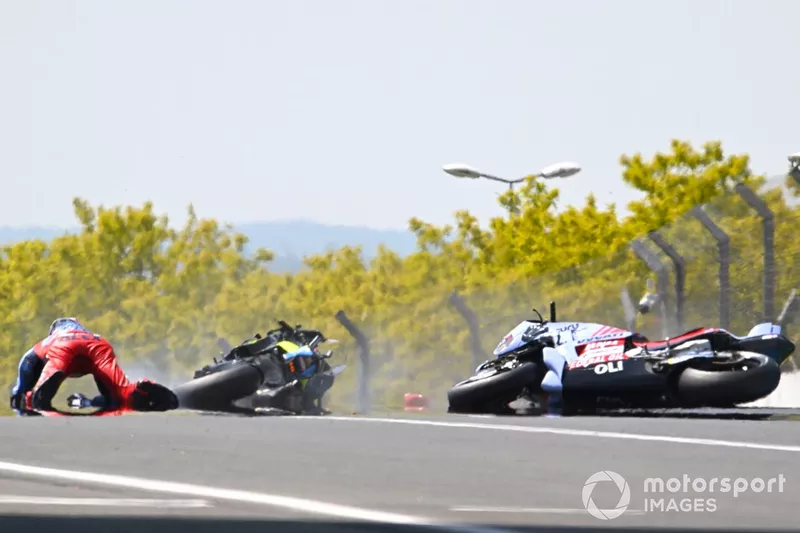 Alex Marquez, Gresini Racing crash