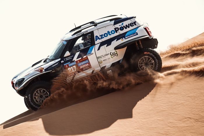 #217 X-raid Mini JCW Team Mini John Cooper Works Rally Plus: Krzysztof Holowczyc, Łukasz Kurzeja