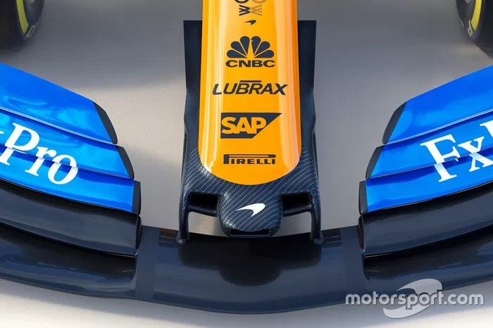 Detalle del McLaren MCL34 