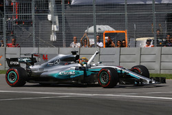 Le vainqueur Lewis Hamilton, Mercedes-Benz F1 W08
