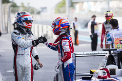 Polesitter Alexander Albon, ART Grand Prix & Antonio Fuoco, Trident