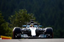 Lewis Hamilton, Mercedes AMG F1 W08, con el halo