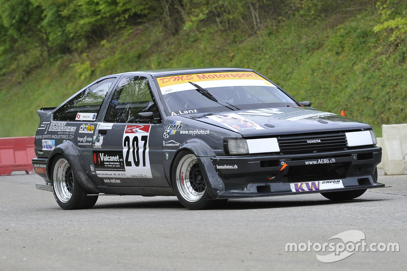 Andreas Lanz, Toyota Corolla AE86, Equipe Bernoise