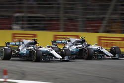 Lewis Hamilton, Mercedes AMG F1 W08, batalla con Valtteri Bottas, Mercedes AMG F1 W08