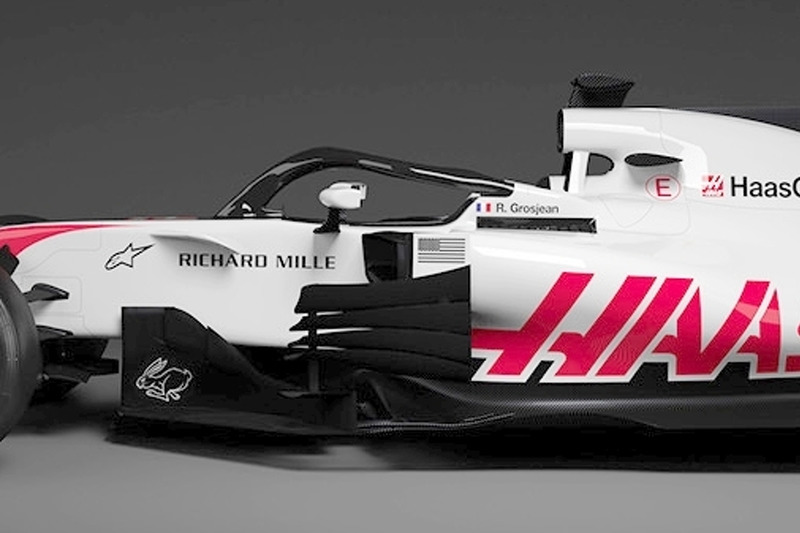 Haas VF-18 sidepod